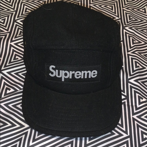 Supreme Other - black supreme camp cap hat